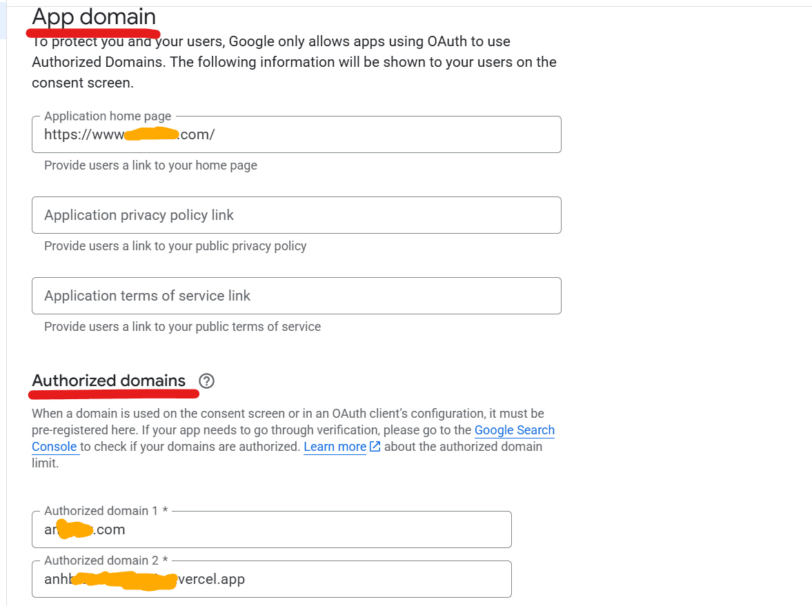 config oauth2 consent screent - credentials google console cloud