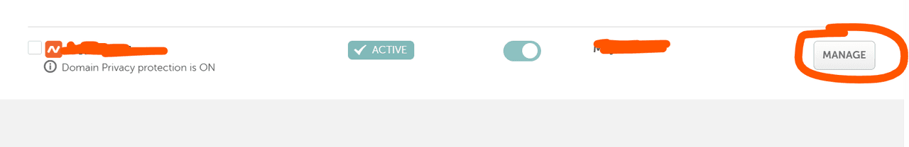 manage domain on Namecheap