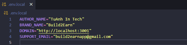 brand name env file in nextjs