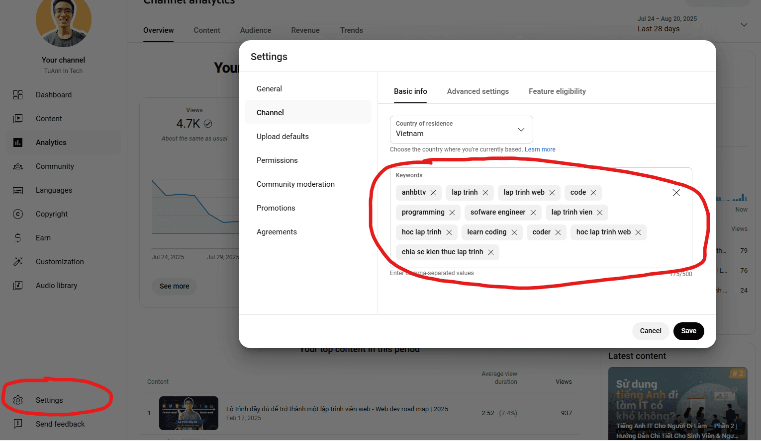 create youtube banner with canva
