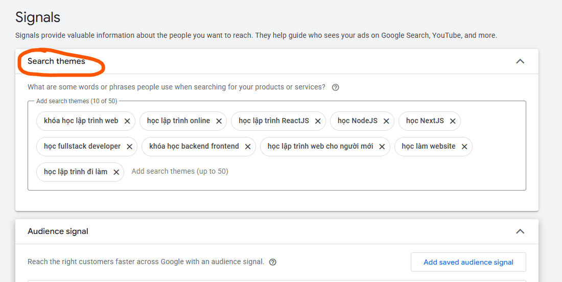 config search themes