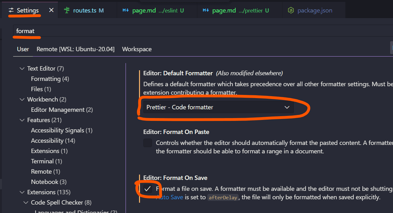 install prettier extension