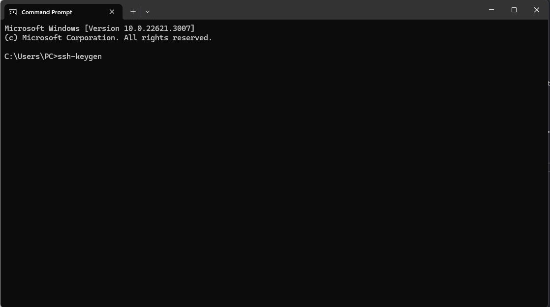 render ssh key on terminal