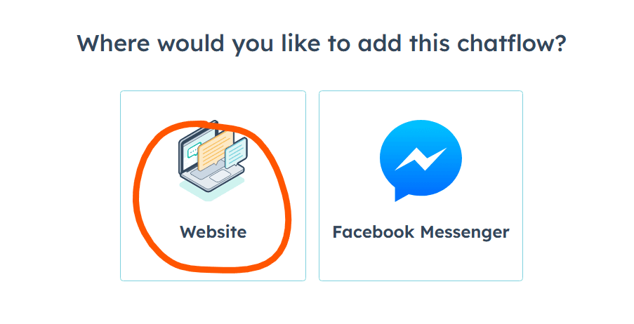 Hubspot chat flows
