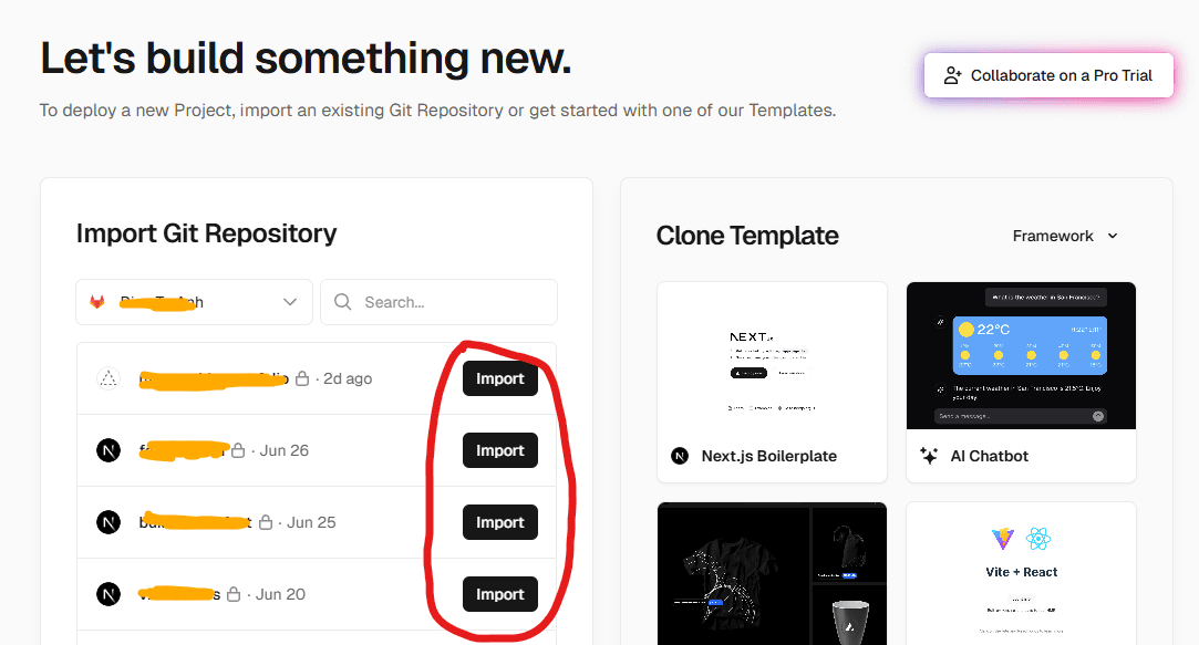 add new source code on vercel