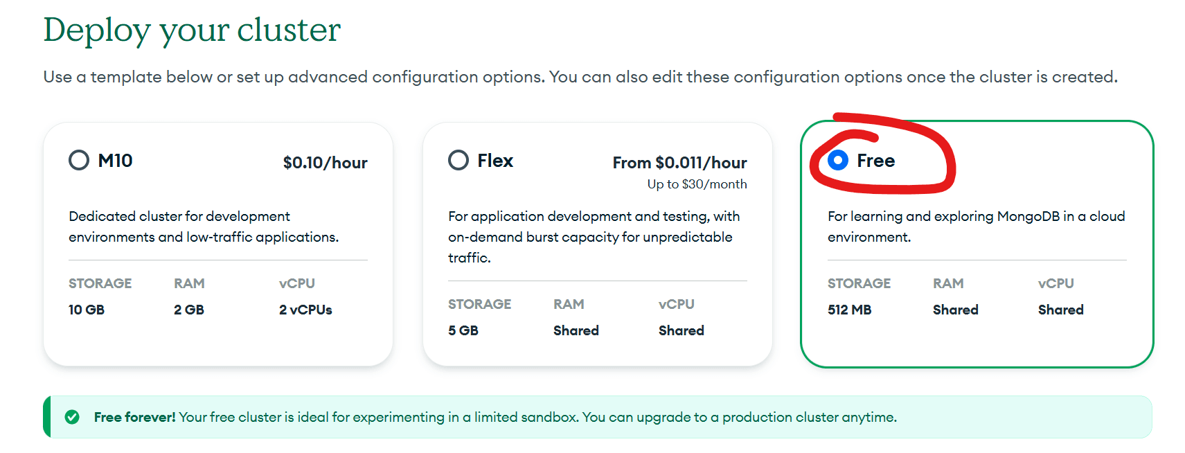 mongodb atlas