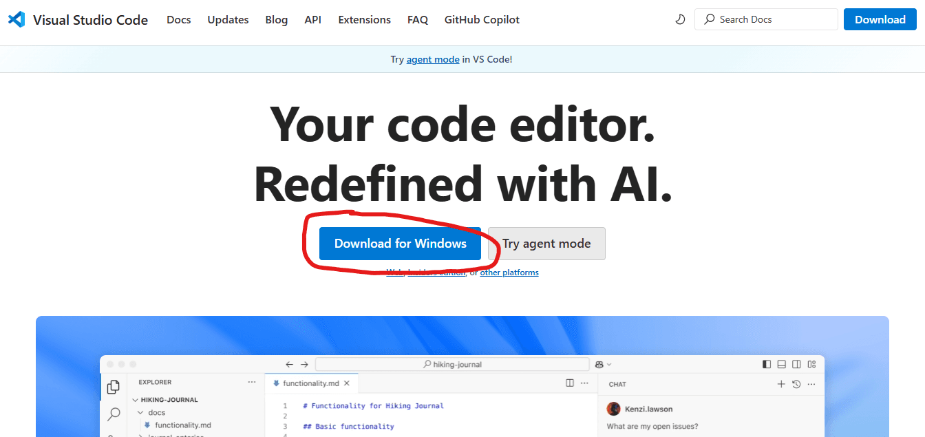 download VS Code