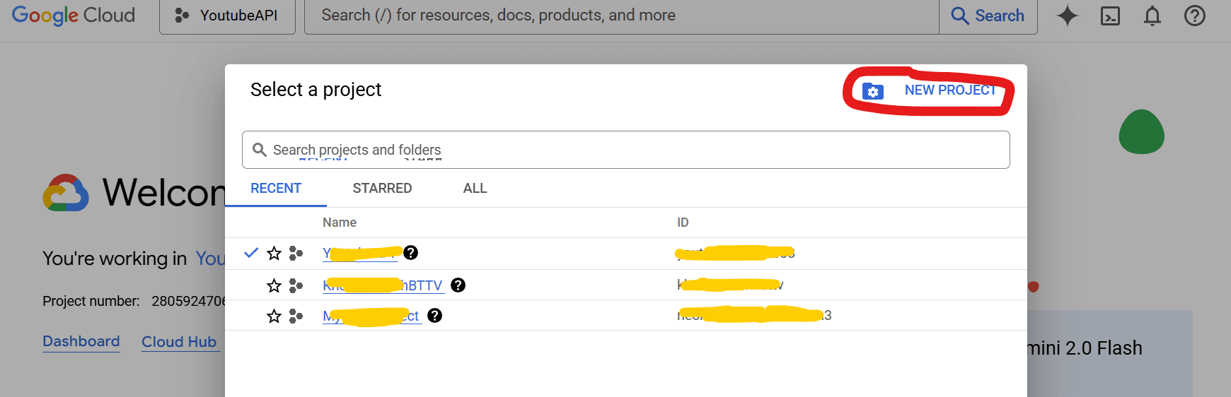 google console cloud dashboard